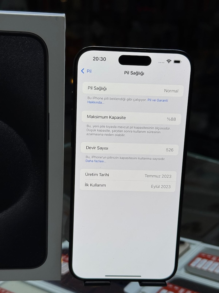 15 pro max 512 gb sıfırdan farksız orjinal takasa açık - 7