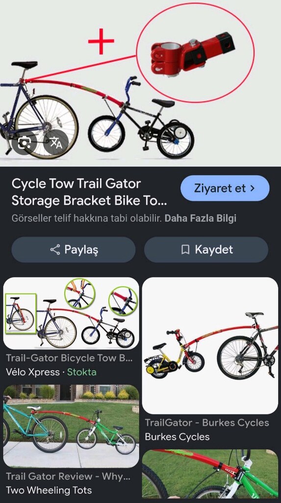 TRAİL GATOR çocuk bisikleti çekme aparatı. ender bulunur yurtdışından - 15