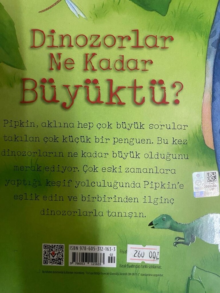 DİNAZORLAR NE KADAR BÜYÜKTÜ TÜBİTAK YAYINLARI - 4