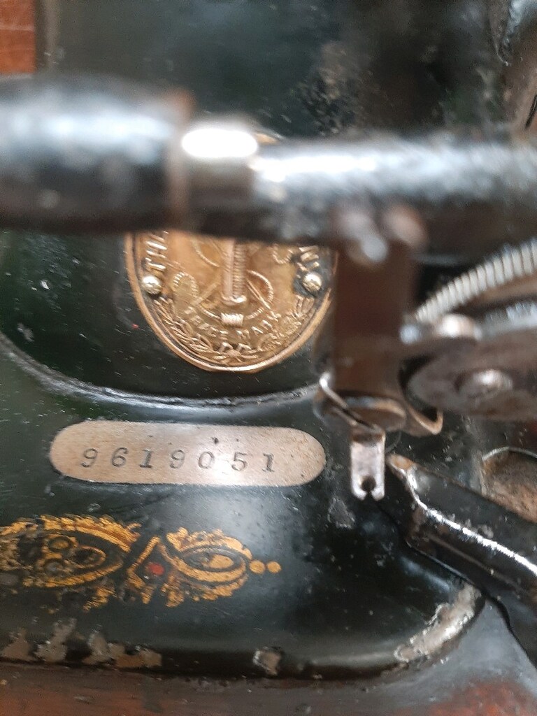 antika singer dikiş makinesi - 5