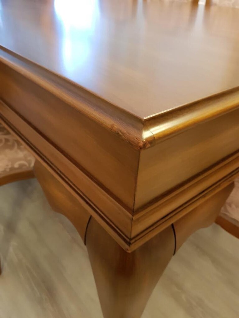 Özel Yapım Büyük Boy Masif Masa Sandalye Takımı - 18