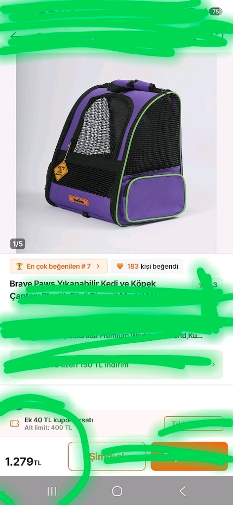kedi taşıma çantası - 3