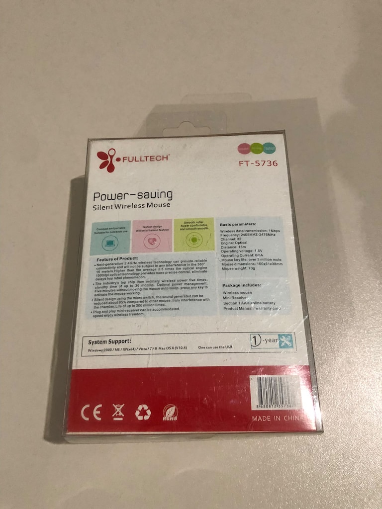 fulltech ft 5736 mause KABLOSUZ - 2
