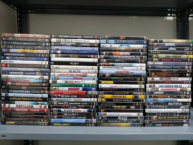 DVD Film Arşivi, Orijinal, Koleksiyonluk, Tertemiz