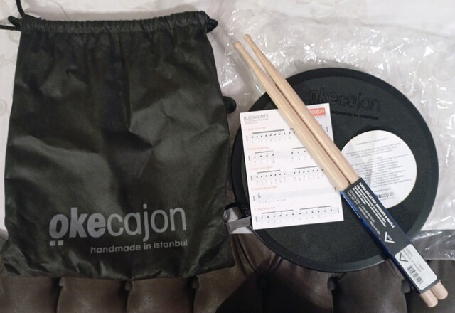 okejacon practice pad, puff pad, drum pad, davul çalışma pedi