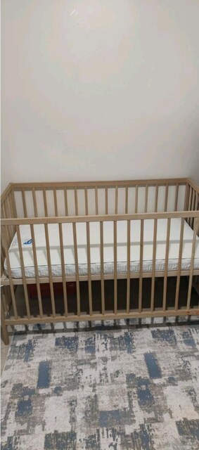 IKEA Sniglar Doğal Ahşap Bebek Beşiği ve Yatağı - Demonte Hazır