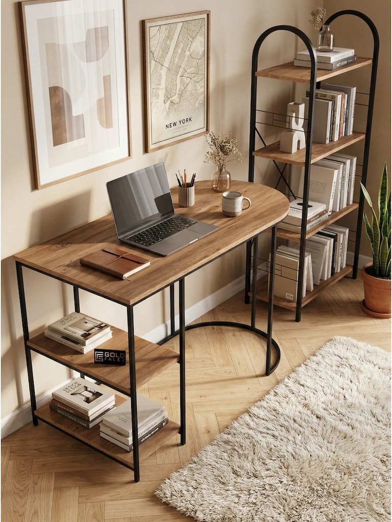ÇALIŞMA MASASI, KİTAPLIK SET , AVANTAJLI SET - 3