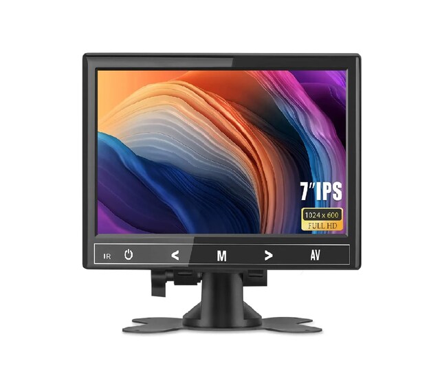 7 inç-9 inç Araç Monitörü 12/24 Volt VGA-HDMİ GİRİŞLİ KUMANDALI