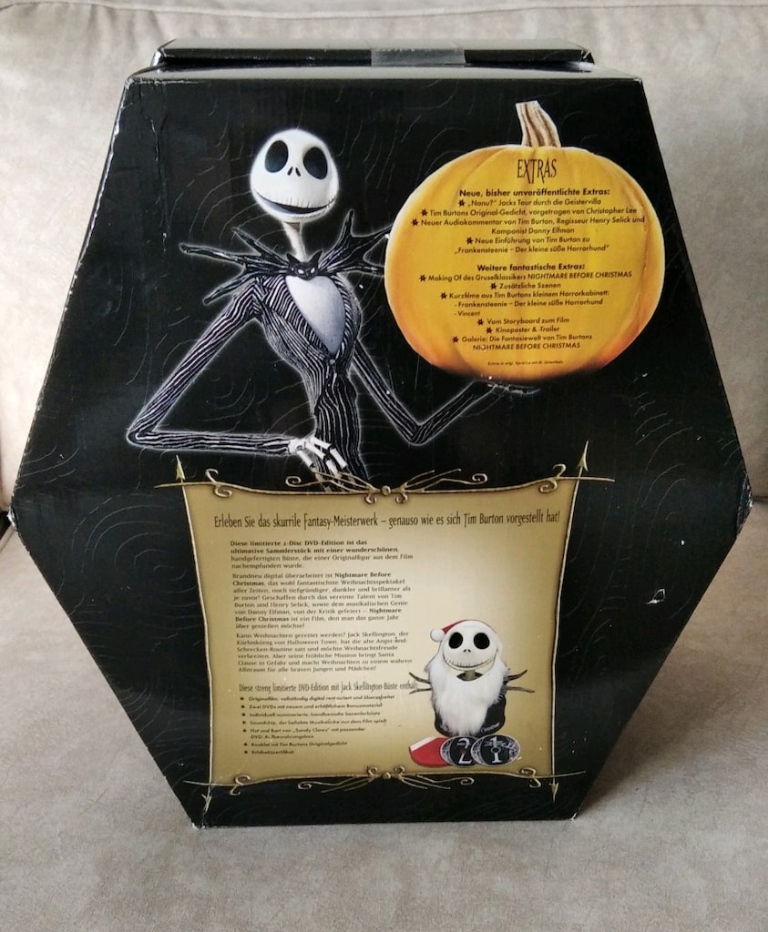 NIGHTMARE BEFORE CHRISTMAS LİMİTED EDİTİON FİGÜR VE 2 DVD SET - 8