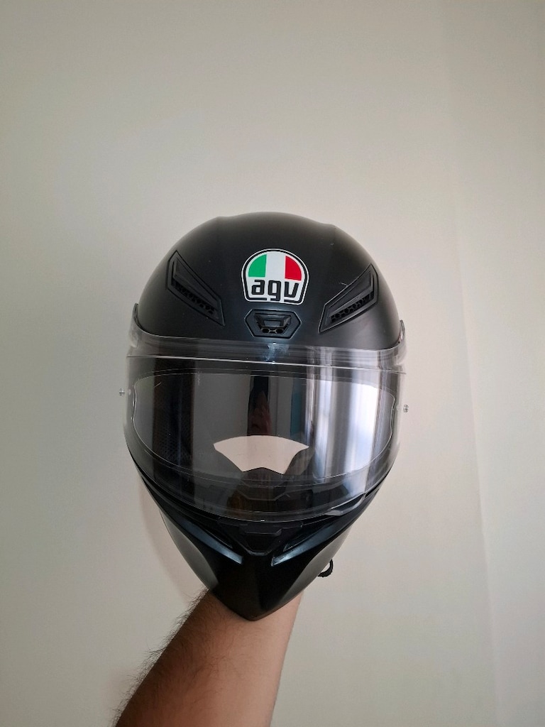 Agv K1S K1 Mat Siyah Motorcu Kaskı L Beden Pinlocklu - 2