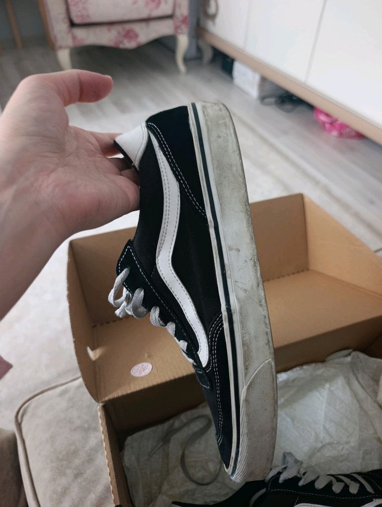 Erkek VANS BROOKLYN LS (SİYAH / BEYAZ) 44 numara - 8