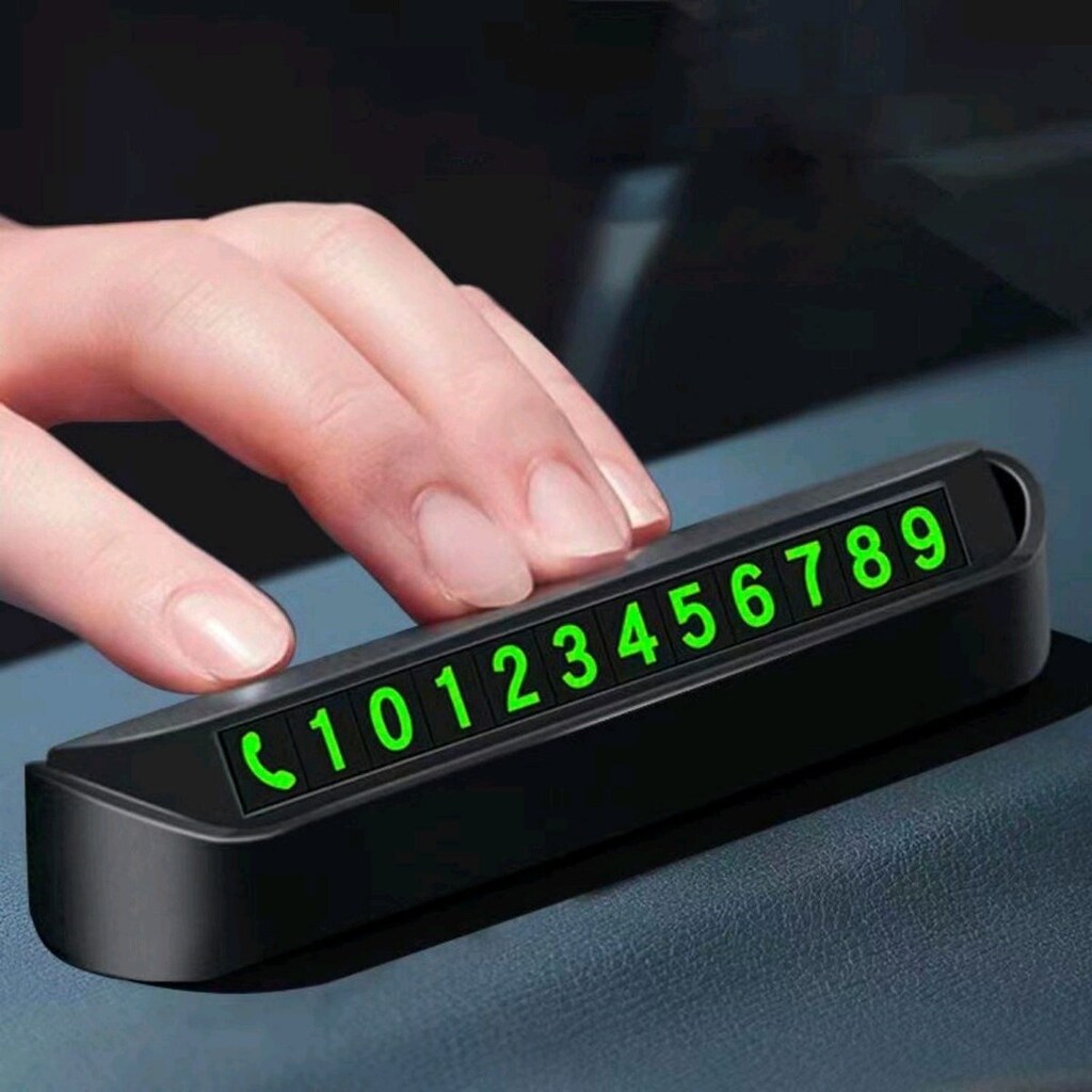 Pratik Fosforlu Telefon Numarası Yazmak İçin Araç İçi Oto Numaratör Nu - 2