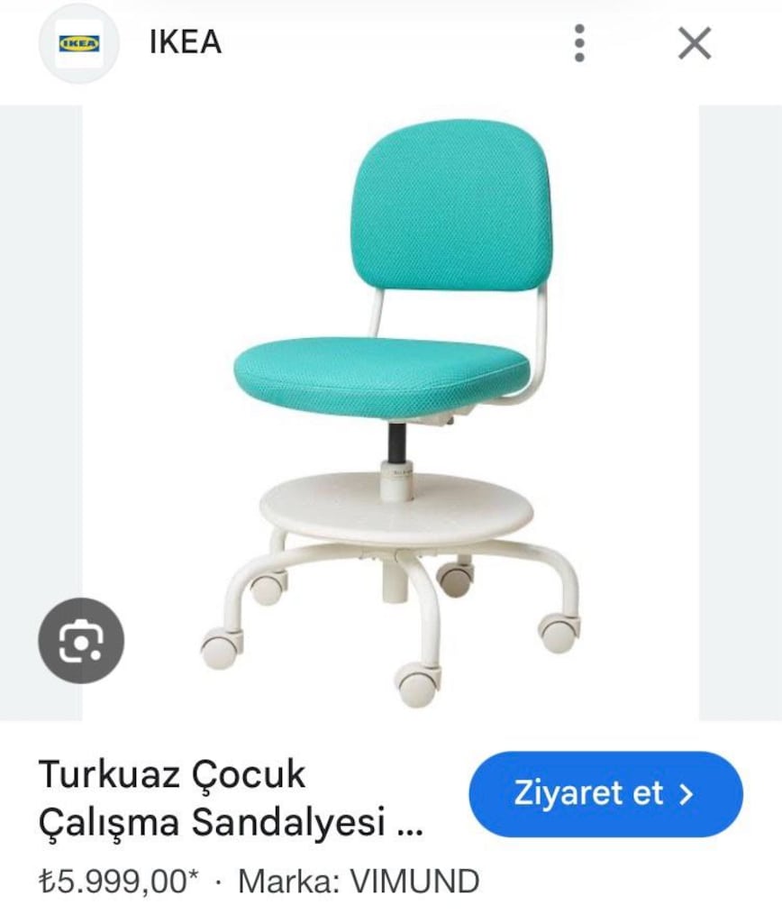 ıkea vımund çocuk sandalyesi - 4