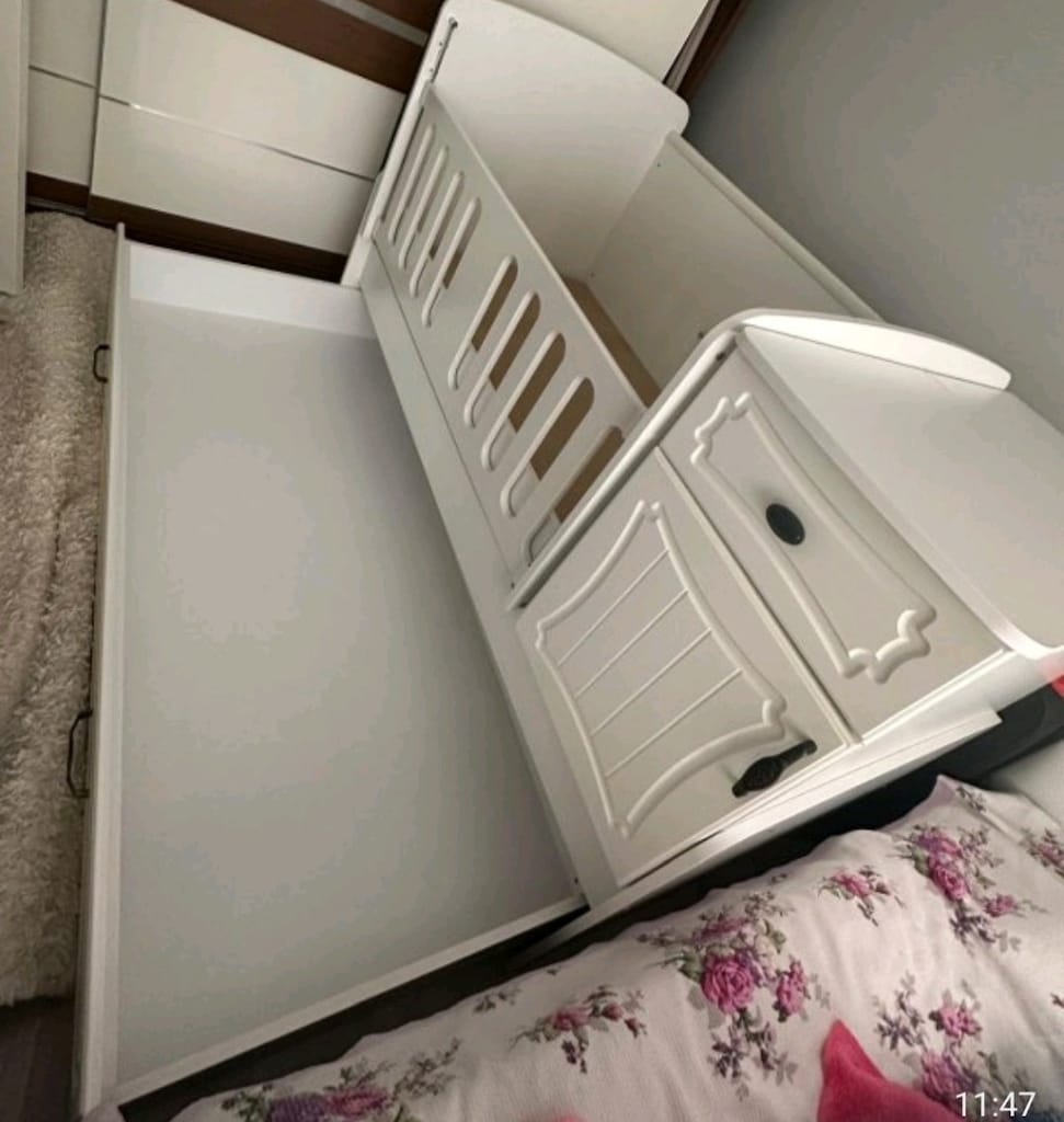 Bebek Karyolası/Sallanan beşik/Kulanılmamış - 5
