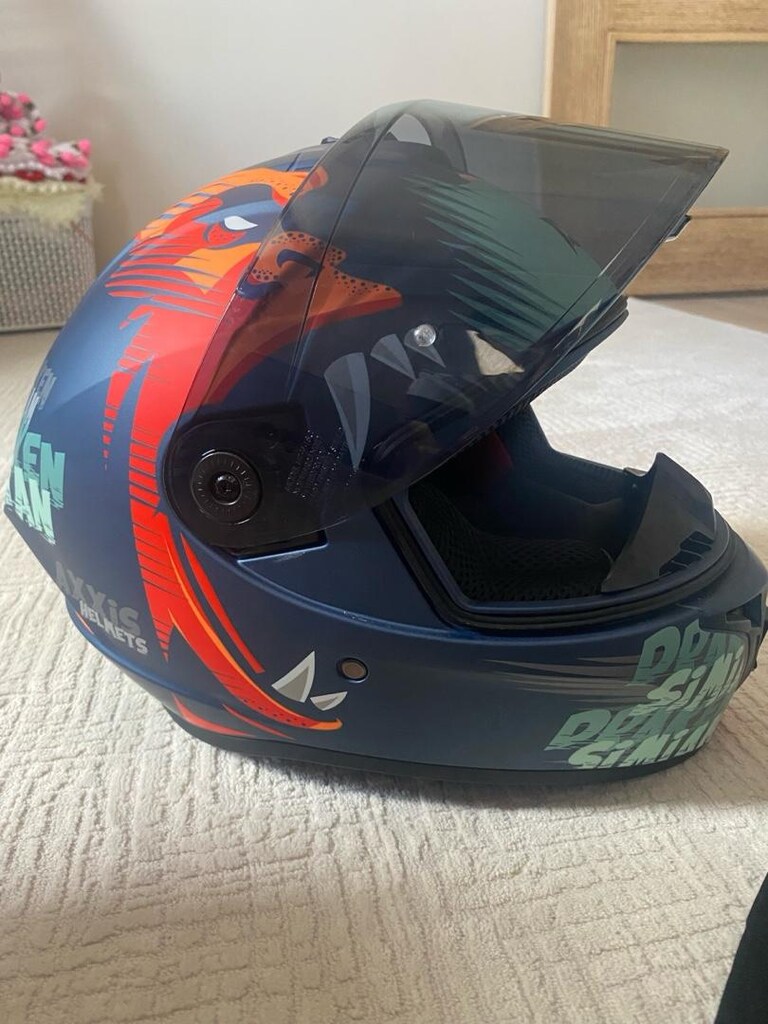 AXXİS Draken S Simian B6 Mat Full Face Kapalı Kask S beden - 8