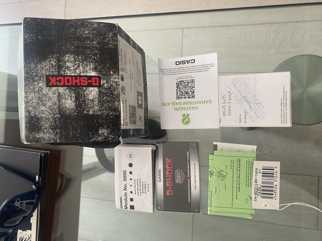 casıo gshock GA-B001-CBR-5690 yeni gibi full set - 4