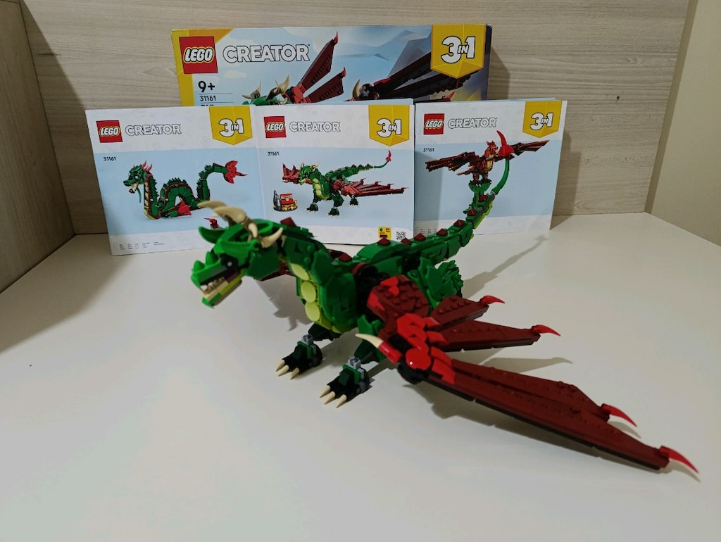LEGO Creator 3in1 31161 - Dragon / Yeşil Ejderha (Kutulu ve Kılavuzlu) - 2