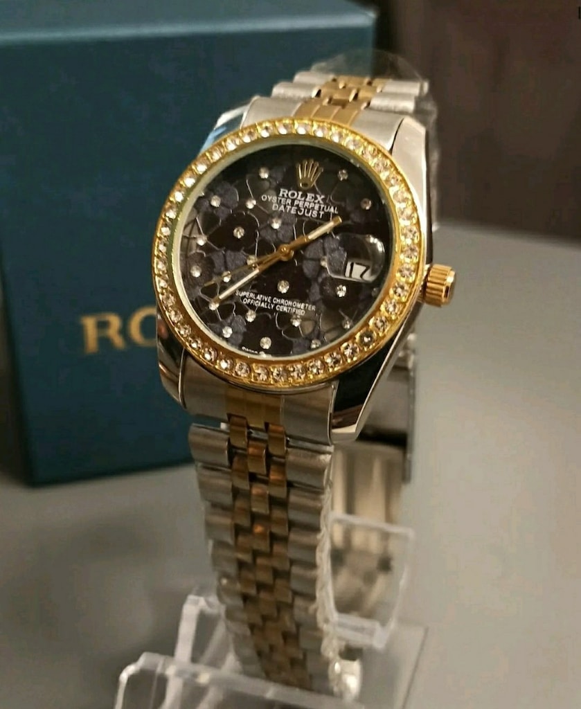 rolex kadın takvimli pilli kol saati - 4