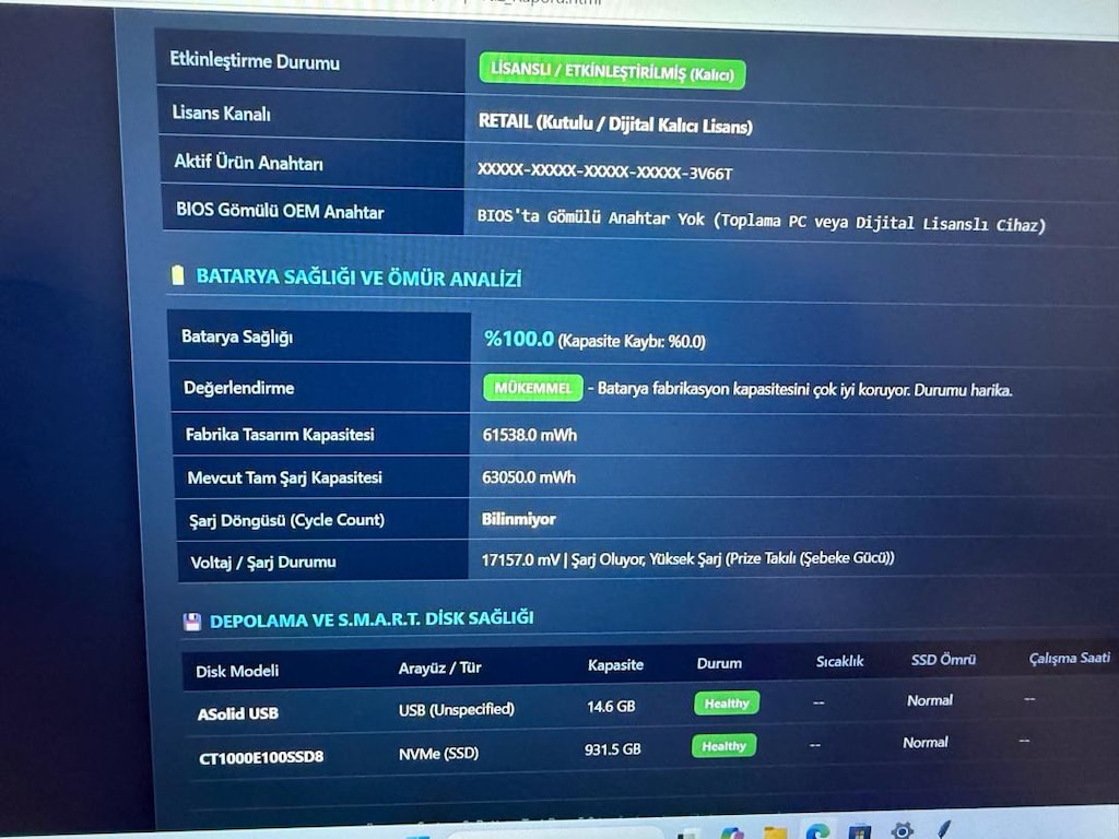 CASPER EXCALİBUR G880 FULL KUTU İÇERİĞİ İLE BERABER GARANTİLİ - 9