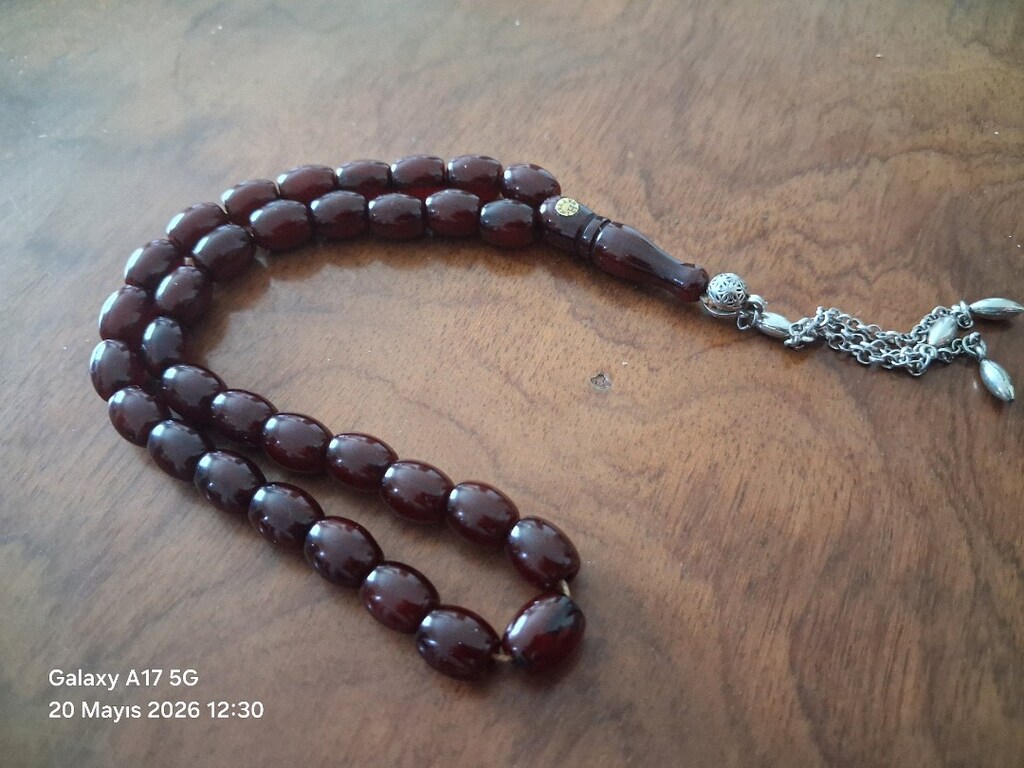 osmanlı torunu vişne kehribar tesbih - 3
