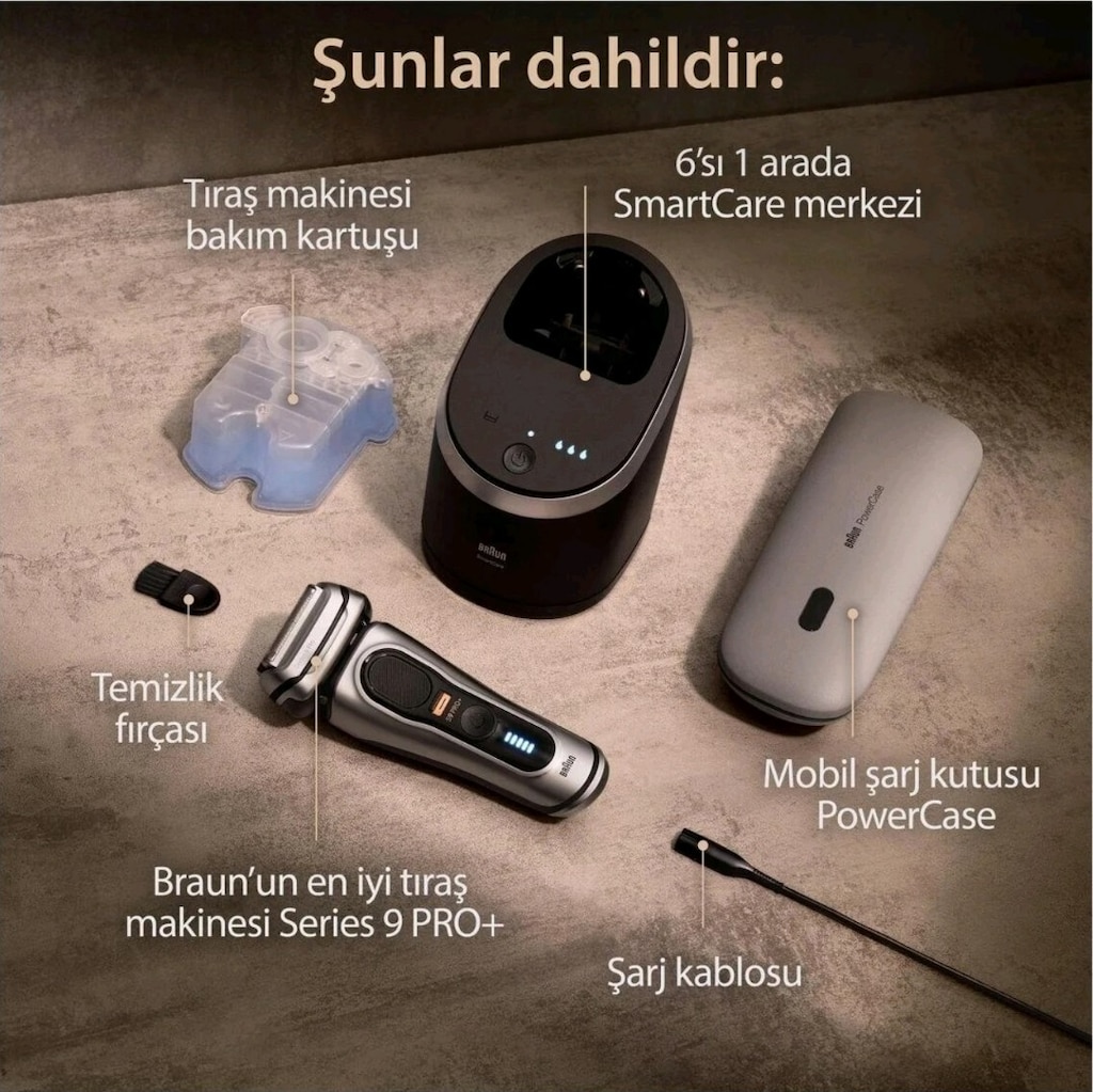 Braun Series 9 Pro+ 9577cc Full Paket - 2