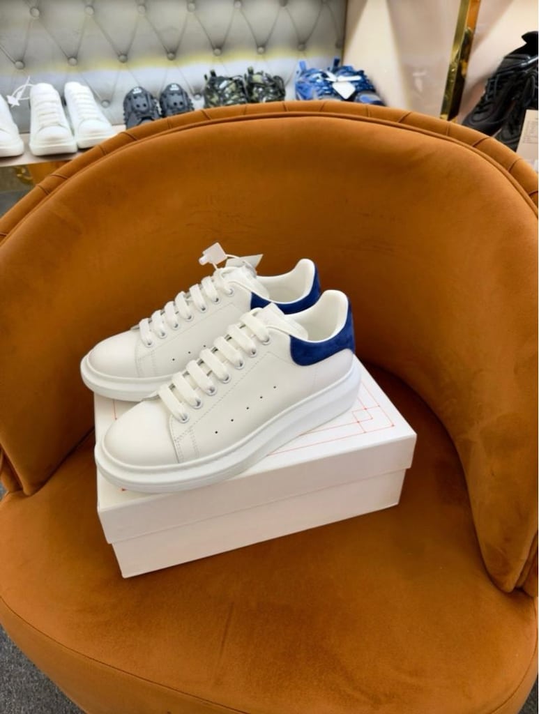 Alexander McQueen Siyah-Beyaz Sneaker 42 - 6