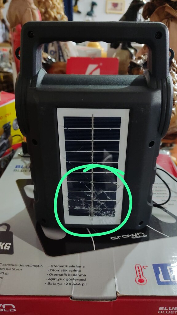 KBroad Güneş Enerjili Bluetooth HOPARLÖR VE FENER - 3