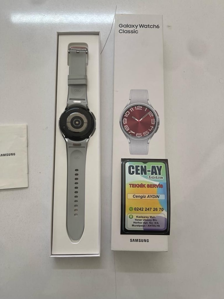 SAMSUNG WATCH 6 CLASSİC 43MM BEYAZ RENK - 3