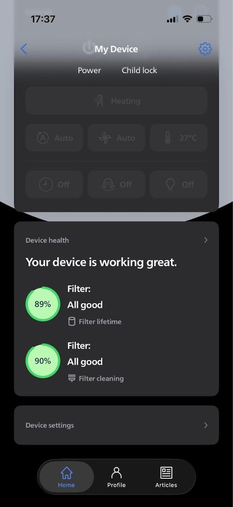 Philips dikey 3in1 Havatemizleyici, ısıtıcı ve soğutucu - 4