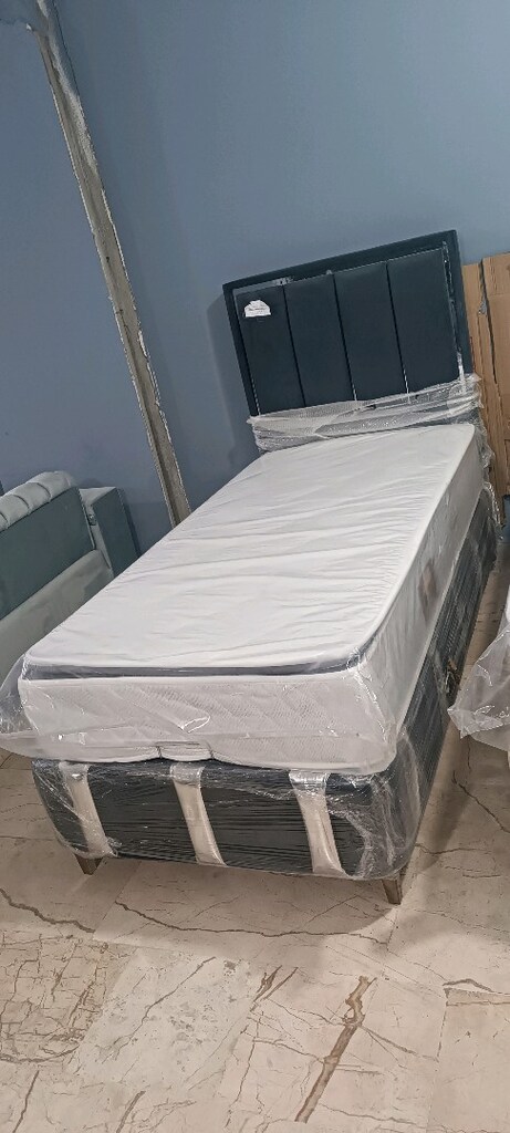 Kaliteli lüx Tek kişilik baza yatak başlık - 9