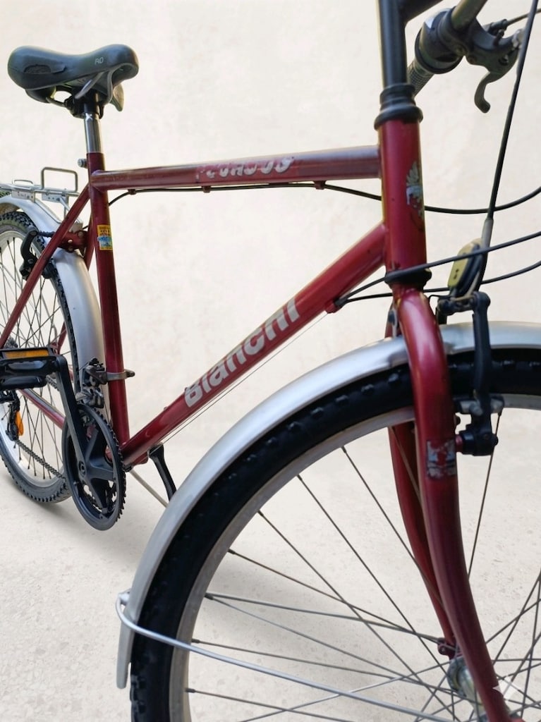 Teker 26. Shimano 18 hız. Temiz ve sorunsuz İtalyan Bianchi. - 8