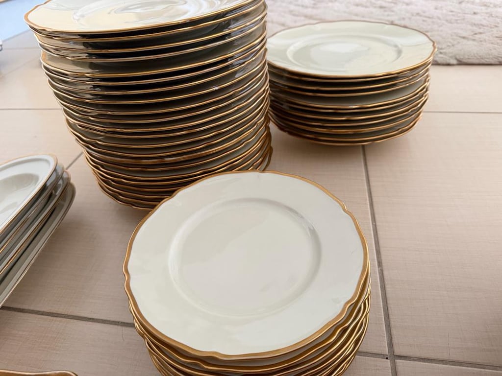 54 Parça Rosenthal Selb & Hutschenreuther Bavaria Antika Yemek Fullset - 7