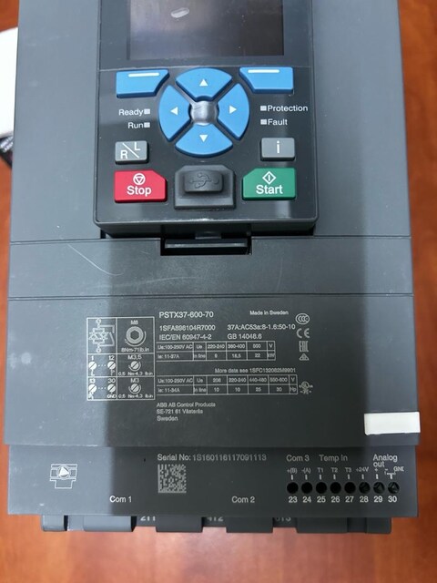 Abb 18.5 kw 37A soft starter yumuşak yol verici