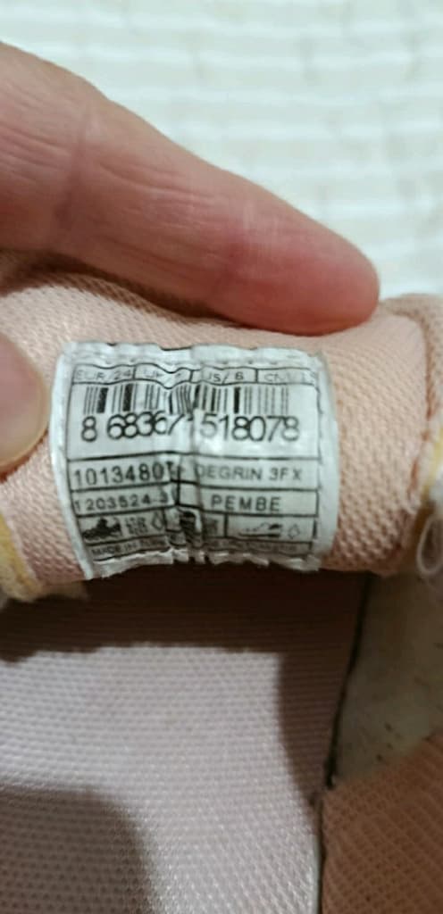 24 Numara Kız Çocuk Spor Ayakkabı - 5