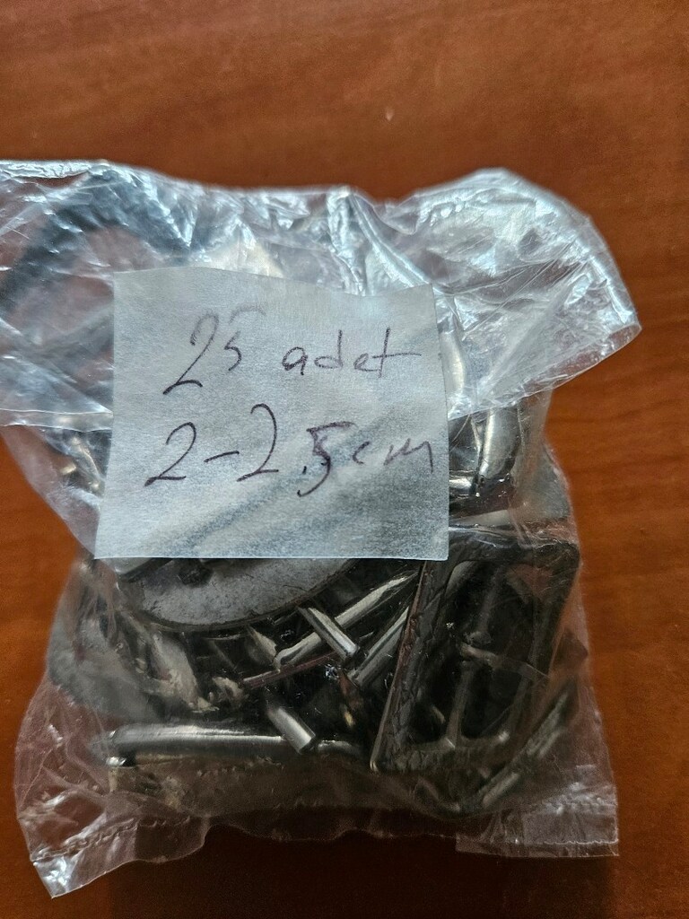 25 adet 20 25 mm canta kemer tokasi - 2