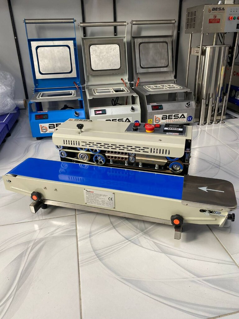 Yürüyen Bantlı Konveyörlü Poşet Yapıştırma Makinesi - 5