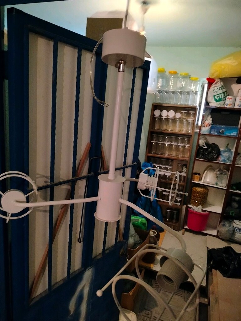 3 lü camlı avize yön ayarlanabilir dikey yatay - 3