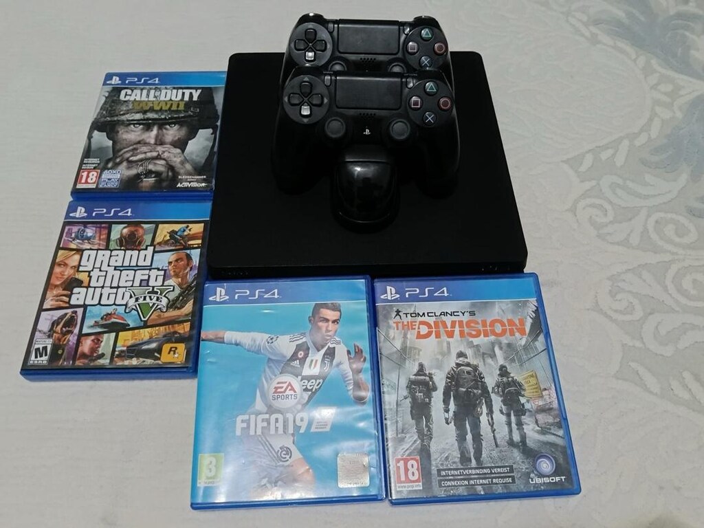 PS4 SİLİM 500 GB İKİ ORJİNAL KOL 8 OYUN SIFIR GİBİ PS4 SİLİM - 3