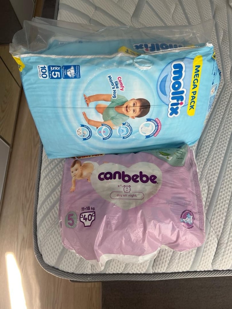 MOLFİX 5 numara 100’ lü PAKET-CAN BEBE 5 numara 40’lı ikisi birlikte - 6