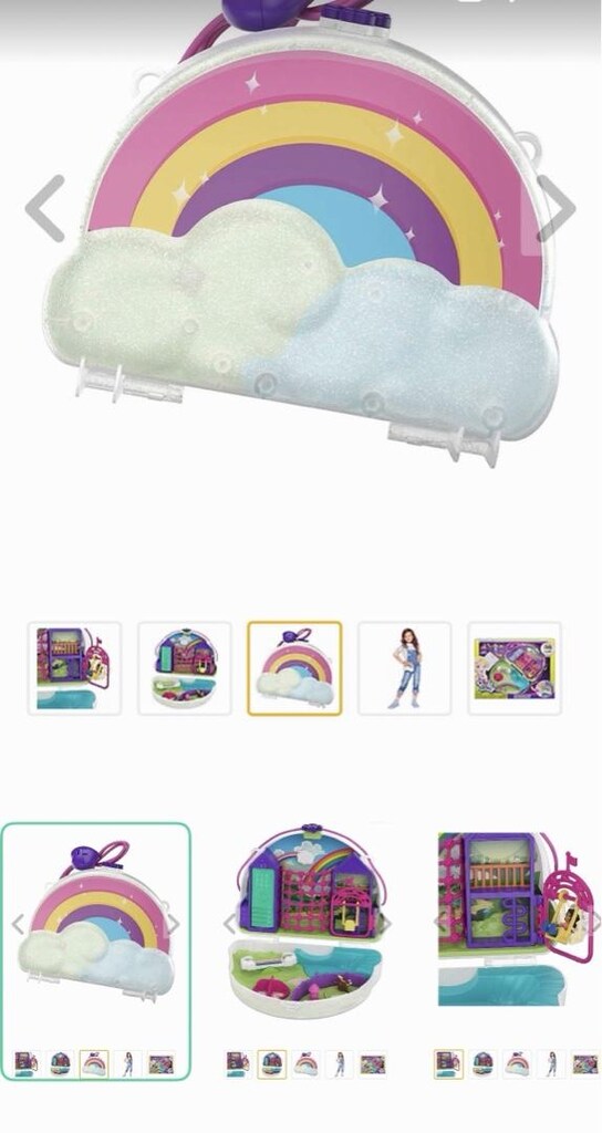 Polly pocket gökkuşağı çanta - 2