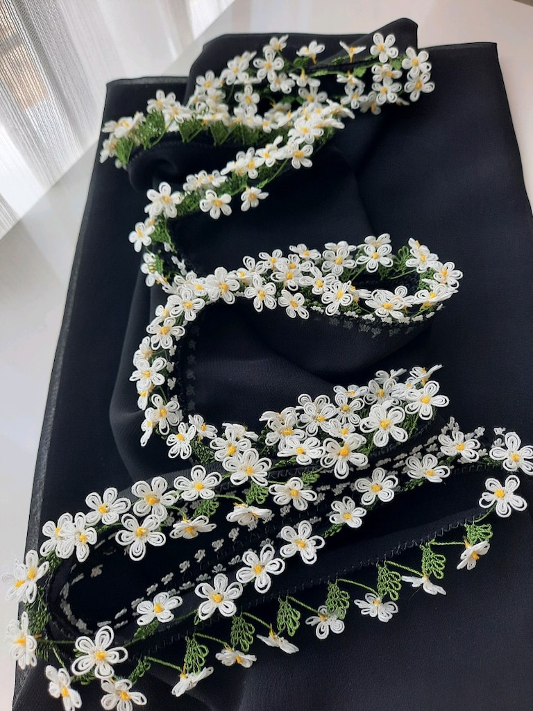 minyatür çiçek namaz örtüsü - 4