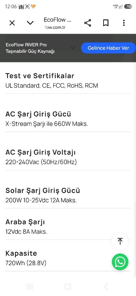 Ekstralı Ecoflow güç istasyonu - 10
