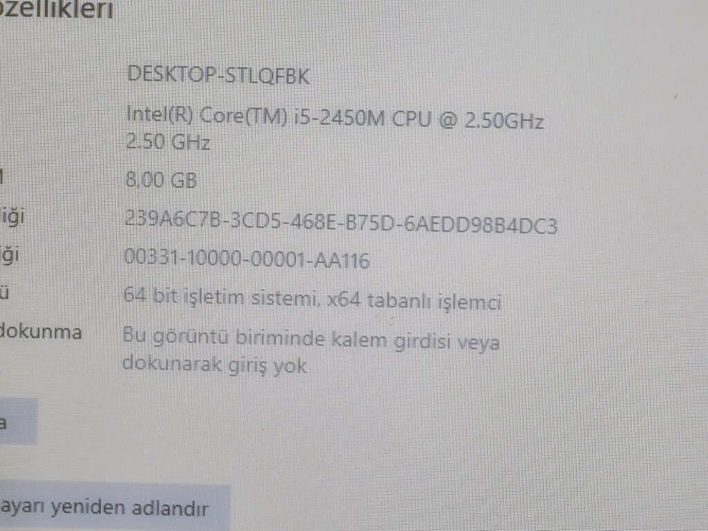 Dell i5 laptop - 3