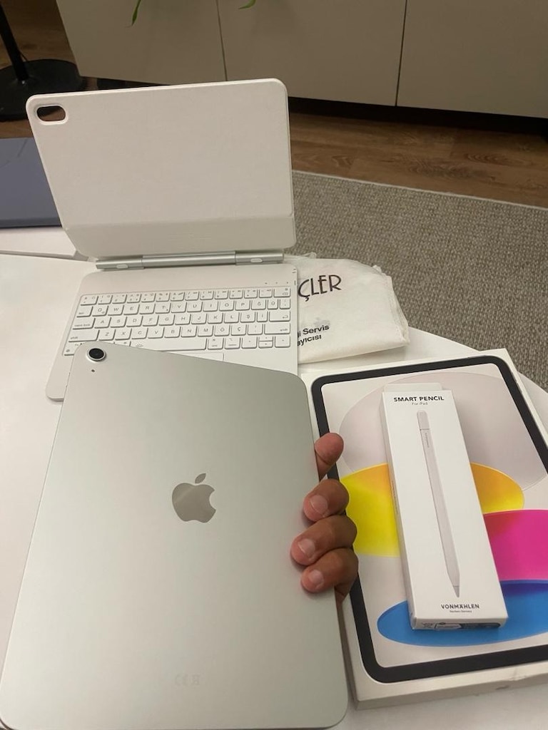 iPad A16 128 GB Wi-Fi 11. nesil Silver – Çok Temiz, Kutulu ve Aksesuar - 9