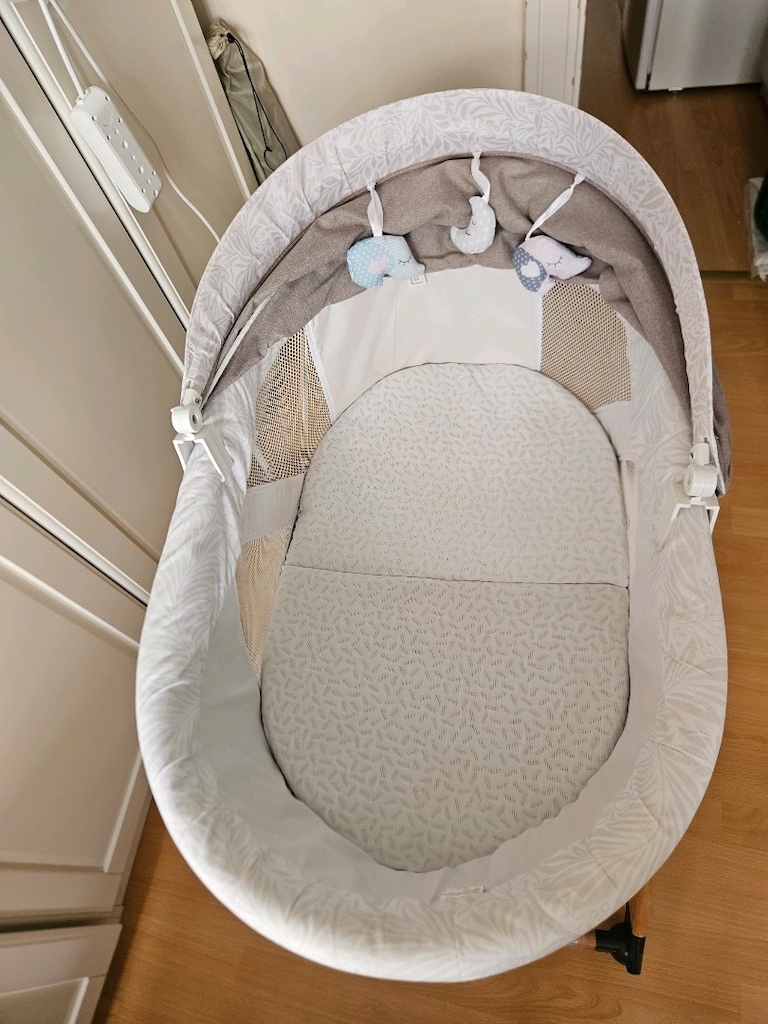 Kiwi Sleeper Reflü Ayarlı Park Yatak Tekerlekli Katlanır Ahşap Beşik - 2