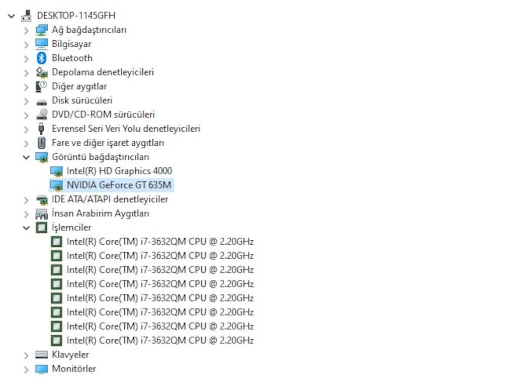 Oyuncu Nvidia Lenovo i7mq - Yeni Pil - 8gb RAM - SSD TurboDisk'li - 6