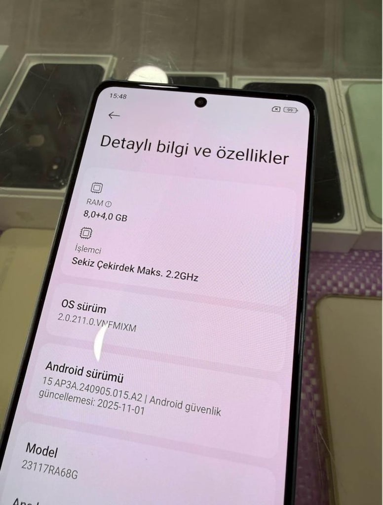 REDMİ NOT 13 PRO 8 RAM 256 GB 4.5 G KAYIT YAPILDI SERVE - 6