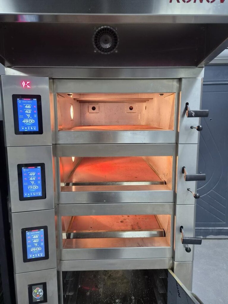 endüstriyel fırın taş fırın konoven 3 katlı - 5