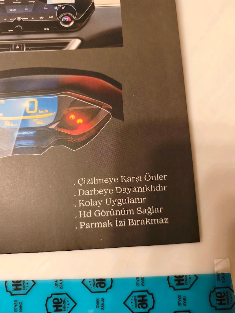 Peugeot 408 GT 9H Nano Multimedya Ekran Koruyucu - 3