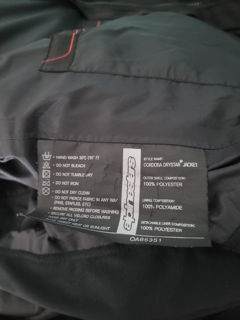 *TEMİZ* ALPINESTARS CORDOBA DRYSTAR 4 MEVSIM MOTOSİKLET MONTU - 13